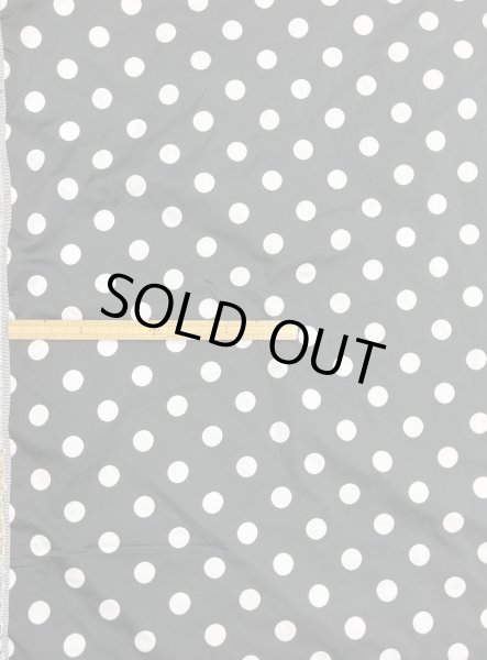 画像2: 生地：ポリエステル100％Wフェイスドットジャガード（黒／白） (2)