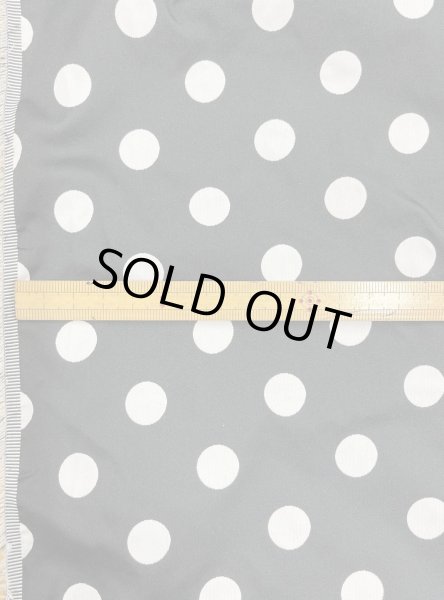 画像3: 生地：ポリエステル100％Wフェイスドットジャガード（黒／白） (3)