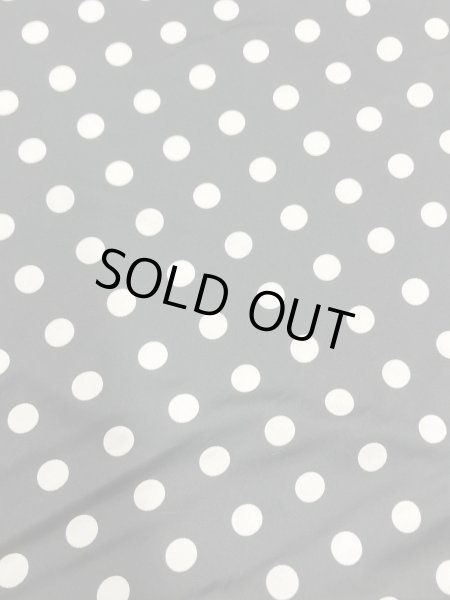 画像9: 生地：ポリエステル100％Wフェイスドットジャガード（黒／白） (9)