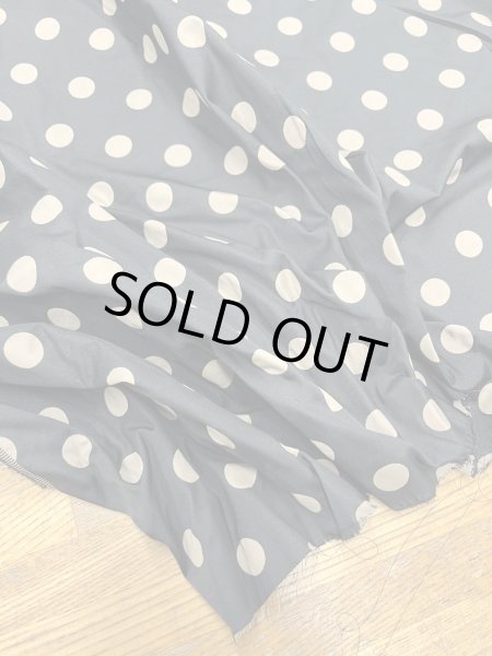 画像6: 生地:ポリエステル100%Wフェイスドットジャガード(黒/ベージュ) (6)