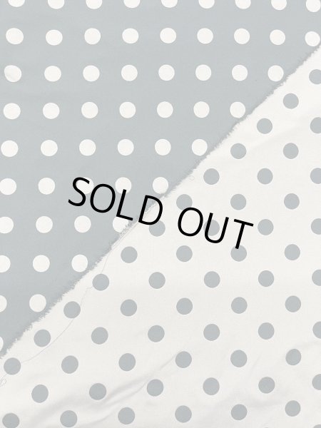 画像1: 生地：ポリエステル100％Wフェイスドットジャガード（黒／ベージュピンク） (1)