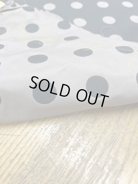 画像4: 生地：ポリエステル100％Wフェイスドットジャガード（黒／ベージュピンク） (4)