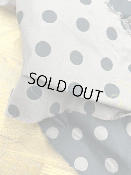 画像8: 生地：ポリエステル100％Wフェイスドットジャガード（黒／ベージュピンク） (8)