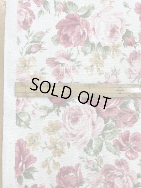 画像2: 生地:綿100%花柄コットンオックス(オフ) (2)