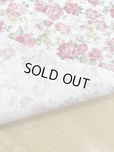 画像3: 生地:綿100%花柄コットンオックス(オフ) (3)