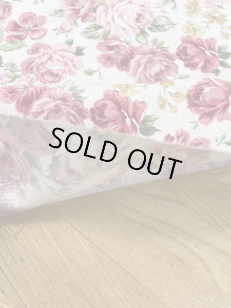 画像4: 生地:綿100%花柄コットンオックス(オフ) (4)
