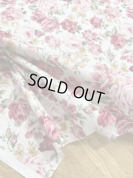 画像5: 生地:綿100%花柄コットンオックス(オフ) (5)