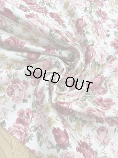 画像6: 生地:綿100%花柄コットンオックス(オフ) (6)