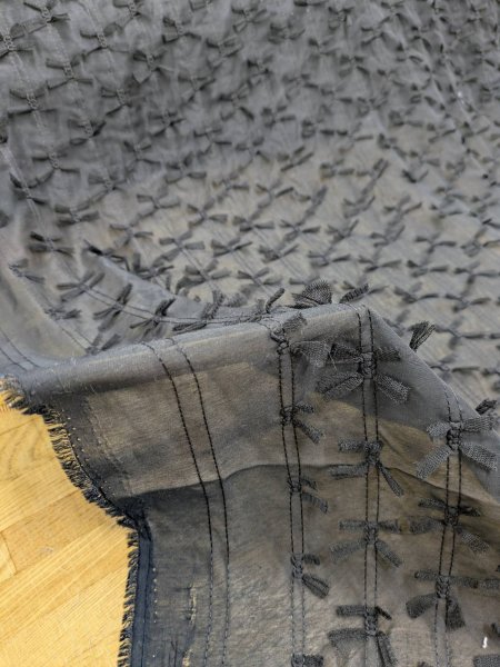 画像4: 生地：ポリエステル100％ シフォンリボン装飾（黒） (4)