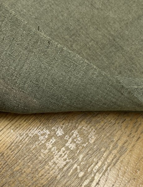 画像5: 生地：リネンライクシアーブラウス地（カーキ） (5)