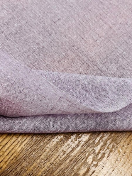 画像5: 生地：リネンライクシアーブラウス地（ラベンダー） (5)