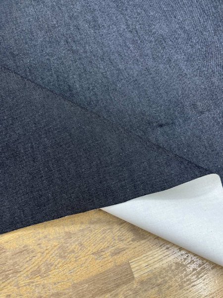 画像6: 生地：デニムネイビー 裏シーチング貼りデニム（裏：生成） (6)