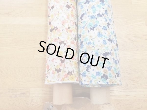 画像2: 生地:花柄ブロード(イエロー) (2)