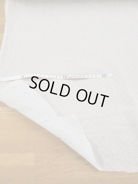 画像2: 生地：水玉柄コットンドビー織（グレージュ） (2)