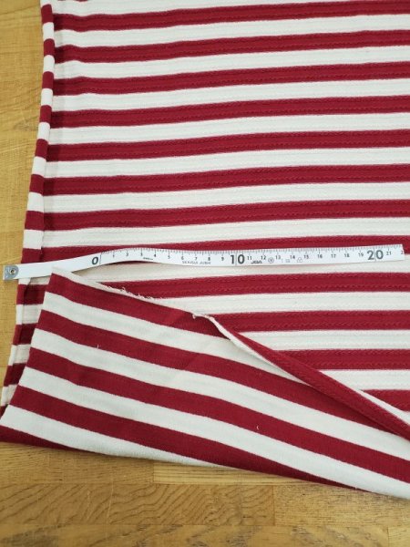 画像2: 生地:変わり織りボーダーニット (2)