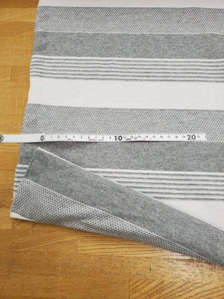 画像6: 生地:ボーダー柄鹿の子ニット (6)