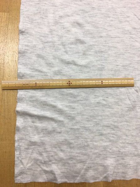 画像2: 生地:シルケット天竺(霜降りオートミール) (2)