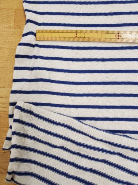 画像5: 生地:ボーダー柄綿ニット (5)