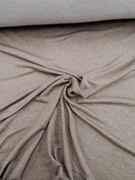 画像3: 生地:リヨセル混裏毛ニット(杢ベージュ) (3)