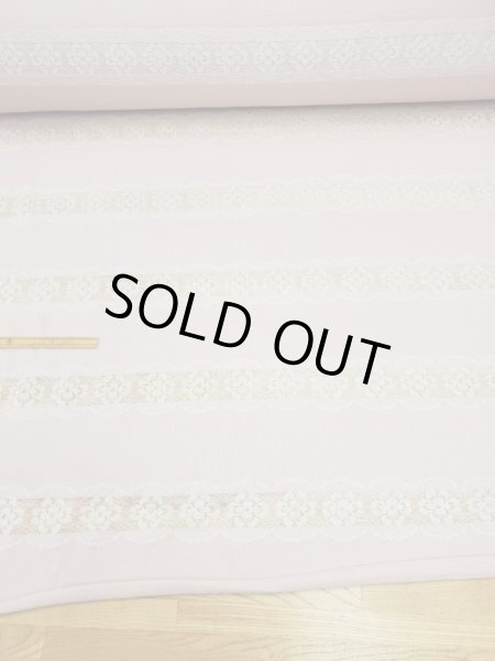 画像3: 生地：太ボーダーレースニット（ピンク） (3)