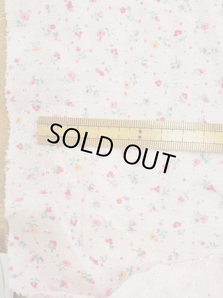 画像2: 生地:小花柄針抜きニット (2)