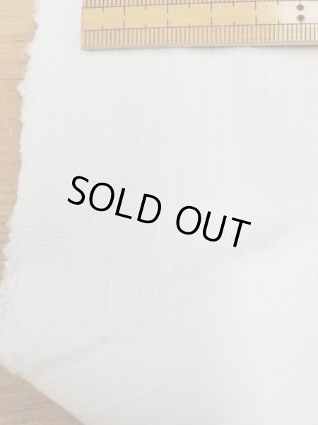 画像2: 生地:コットンラミーストレッチ(オフ) (2)