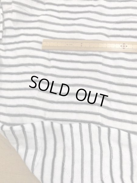 画像1: 生地：水玉ジャガードボーダー (1)