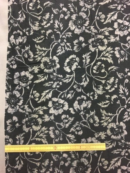 画像5: 生地：花柄レーヨンプリント (5)