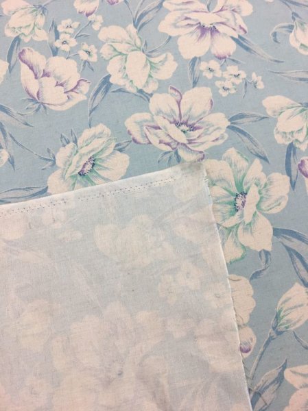 画像8: 生地:花柄綿麻プリント (8)