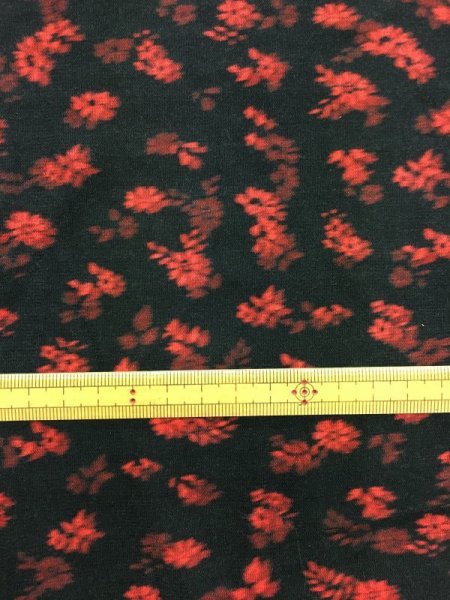 画像4: 生地:花柄天竺 (4)