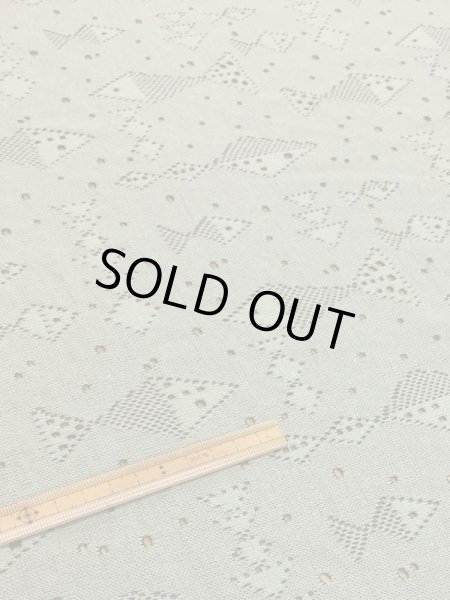 画像5: 生地：魚柄穴あき加工綿ニット（緑） (5)