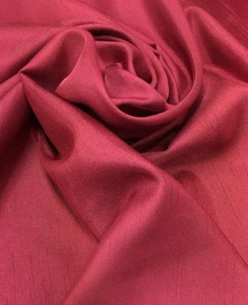 画像4: 生地:ポリシャンタン(赤) (4)