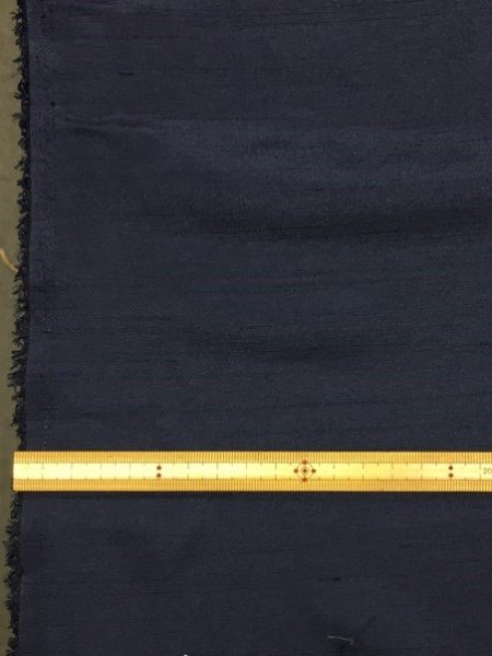 画像2: 生地:ポリシャンタン(紺) (2)