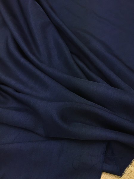 画像6: 生地:ポリシャンタン(紺) (6)
