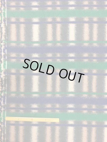 画像1: 生地:綿ハンドメイドチェックプリント(緑) (1)