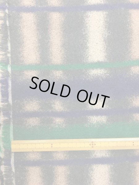 画像2: 生地:綿ハンドメイドチェックプリント(緑) (2)