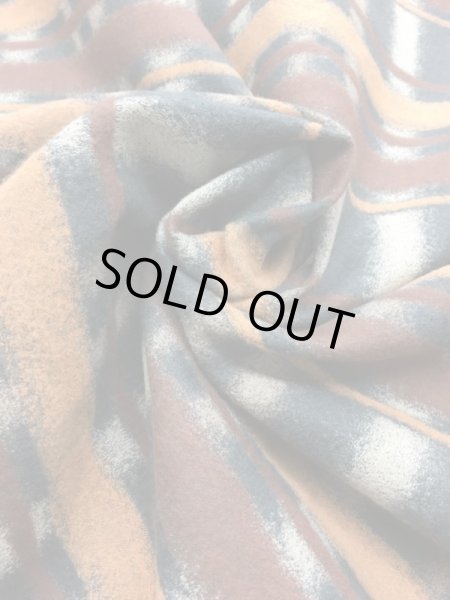 画像5: 生地:綿ハンドメイドチェックプリント(茶) (5)