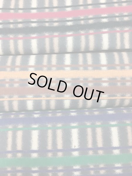 画像6: 生地:綿ハンドメイドチェックプリント(茶) (6)