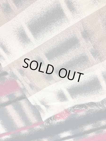 画像4: 生地:綿ハンドメイドチェックプリント(赤) (4)