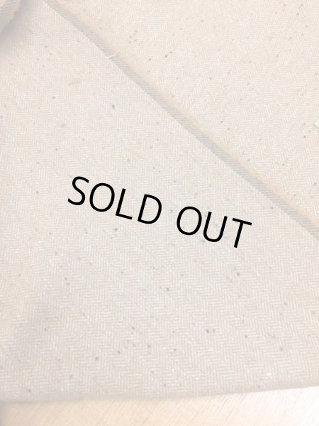 画像3: 生地:ヘリンボーンウールストレッチ(ベージュ) (3)