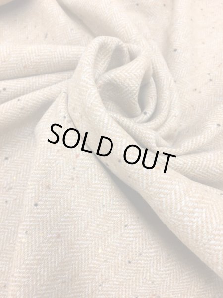 画像4: 生地:ヘリンボーンウールストレッチ(ベージュ) (4)