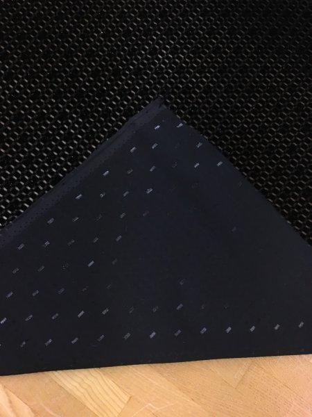 画像4: 生地:ポリエステルベルベットスクエア抜き(黒) (4)