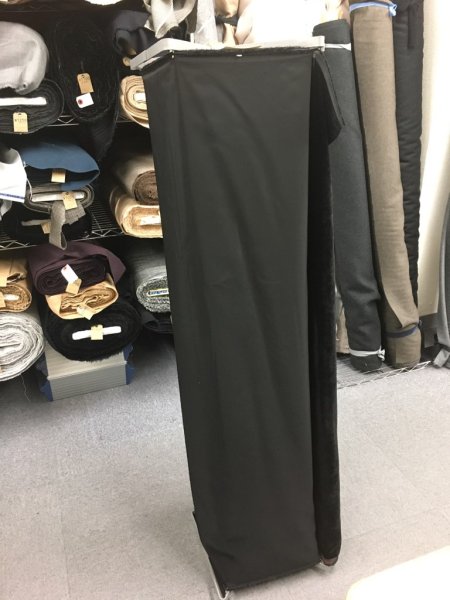 画像5: 生地:ポリエステルベルベットスクエア抜き(黒) (5)