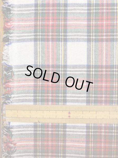 画像3: 生地:タータンチェック柄綿(赤) (3)