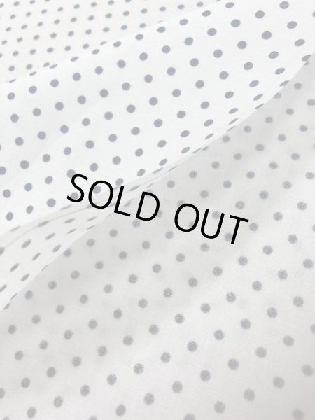 画像3: 生地:水玉綿ブロード(白) (3)