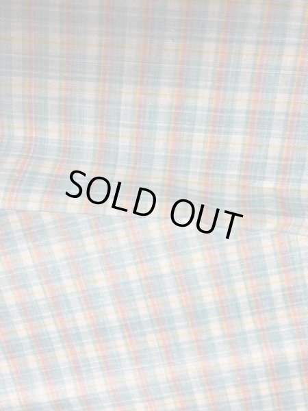 画像3: 生地：ラミネート加工チェック柄小（緑／ピンク） (3)