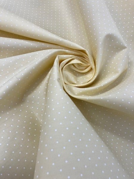 画像3: 生地:ピンドット11号帆布(クリームイエロー) (3)