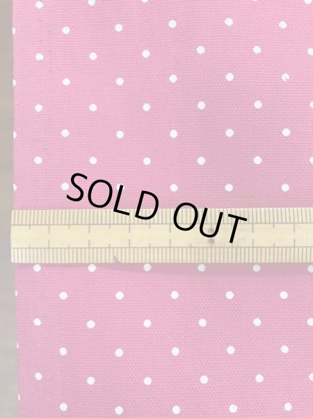 画像2: 生地：ピンドット11号帆布（ピンク） (2)