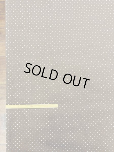 画像2: 生地:ピンドット11号帆布(茶) (2)