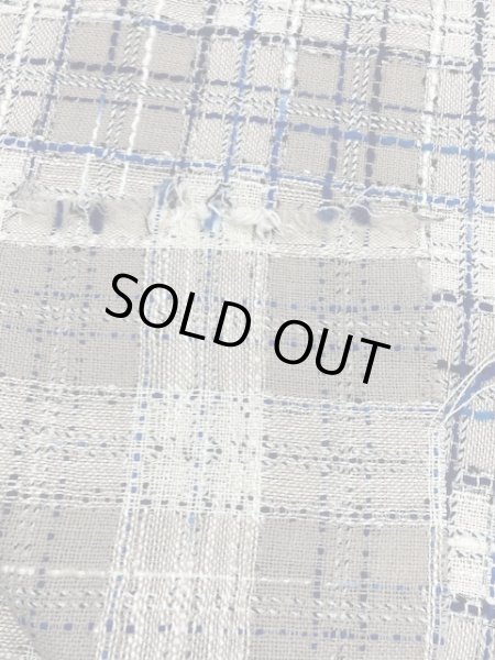 画像3: 生地:ファンシーツイードチェック(グレージュ/青) (3)